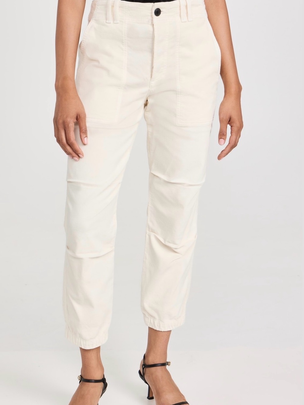 Citizens of Humanity Agni Utility Pants White Cotton Size 29 Cropped EUC